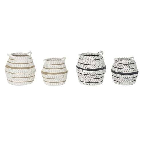 Set košara DKD Home Decor 40 x 40 x 40 cm juta Boho (2 kom.) Cijena