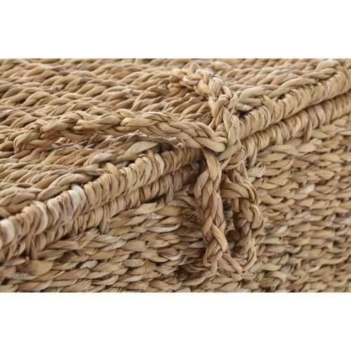 Set košara DKD Home Decor S poklopcem Prirodno Željezo Morska trava (50 x 34 x 25 cm) (3 Dijelovi) Cijena