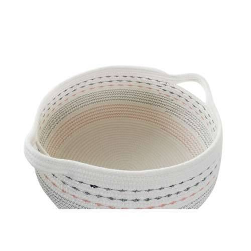 Set košara DKD Home Decor Bijela Crna Oranžna 52 x 43 x 25 cm Cijena