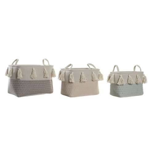 Set košara DKD Home Decor Poliester šiške (40 x 30 x 30 cm) Cijena