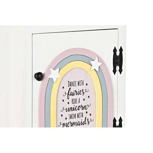 Noćni ormarić DKD Home Decor Children’s Siva Roza Bijela Rumena (40 x 29 x 73,5 cm) Cijena