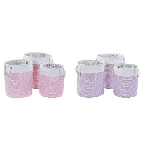 Set košara DKD Home Decor Poliester 40 x 40 x 49 cm (2 kom.) Cijena
