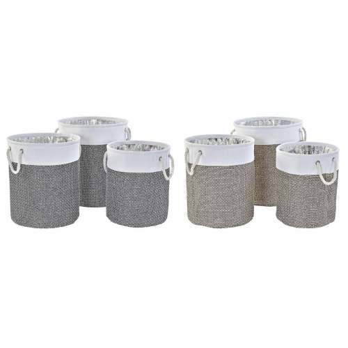 Set košara DKD Home Decor Poliester 40 x 40 x 49 cm (2 kom.) Cijena