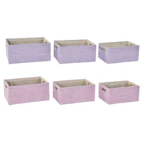 Set košara DKD Home Decor 40,5 x 27,5 x 18 cm Poliester (2 kom.) Cijena