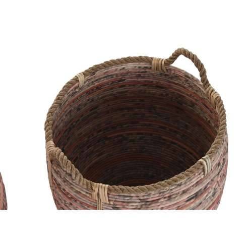 Set košara DKD Home Decor Ribolov Prirodno Boho 52 x 52 x 58 cm Cijena