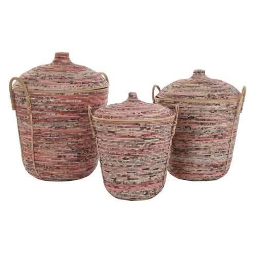 Set košara DKD Home Decor Ratan (51 x 51 x 67 cm) Cijena