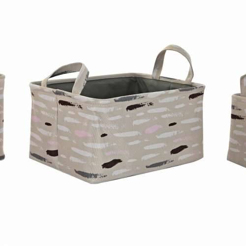 Set košara DKD Home Decor Smeđa Siva Oranžna 40 x 30 x 20 cm (3 kom.) Cijena