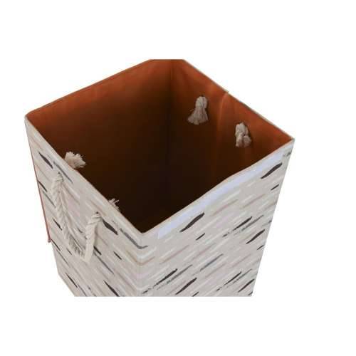 Košara za prljavo rublje DKD Home Decor S poklopcem 36 x 36 x 55 cm Siva Oranžna (3 kom.) Cijena