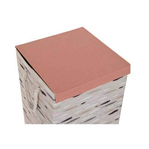 Košara za prljavo rublje DKD Home Decor S poklopcem 36 x 36 x 55 cm Siva Oranžna (3 kom.) Cijena