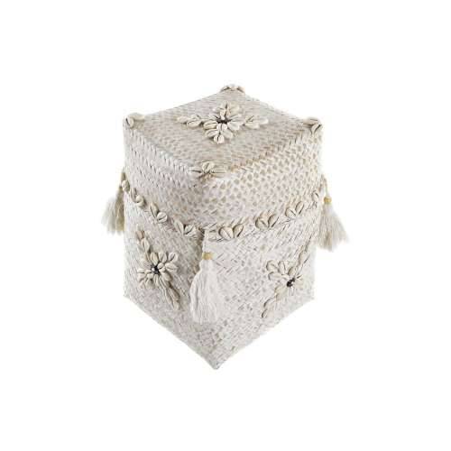Set košara DKD Home Decor Bijela Bambus Školjke (24 x 24 x 30 cm) (3 Dijelovi) Cijena