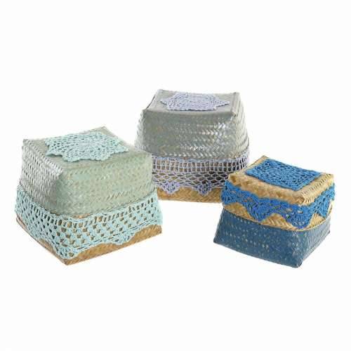 Set košara DKD Home Decor Pamuk Bambus (22 x 27 x 27 cm) Cijena
