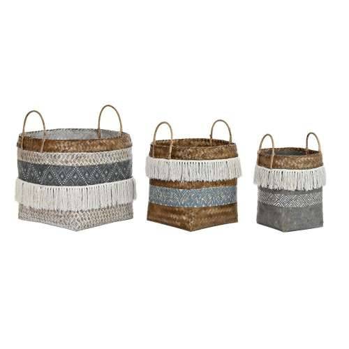 Set košara DKD Home Decor 49 x 49 x 57 cm Bambus Boho Cijena