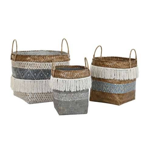 Set košara DKD Home Decor 49 x 49 x 57 cm Bambus Boho Cijena