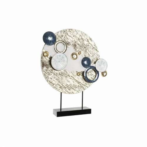 Ukrasna figura DKD Home Decor Plava zlatan Metal Bijela (52 x 8,3 x 61 cm) Cijena