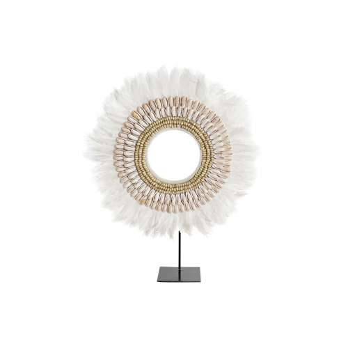 Ukrasna figura DKD Home Decor Željezo Pero za uživanje (50 x 12,5 x 59 cm) Cijena