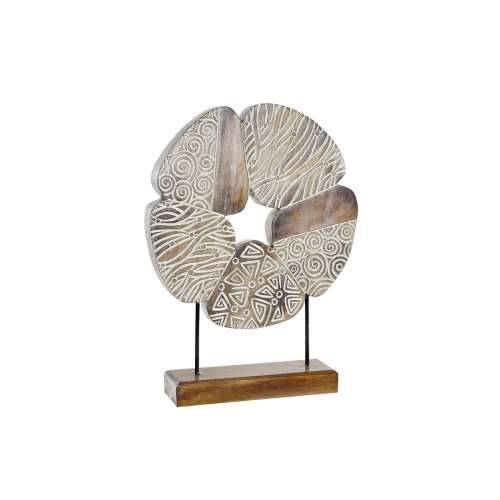 Ukrasna figura DKD Home Decor Bijela Smeđa Apstraktno 40 x 10 x 51 cm Cijena