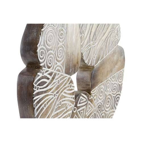 Ukrasna figura DKD Home Decor Bijela Smeđa Apstraktno 40 x 10 x 51 cm Cijena