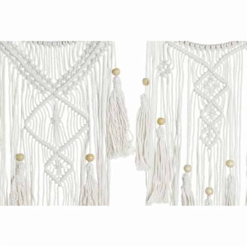 Decorațiune Suspendată DKD Home Decor 25 x 1 x 93 cm Smeđa Bijela (2 kom.) Cijena