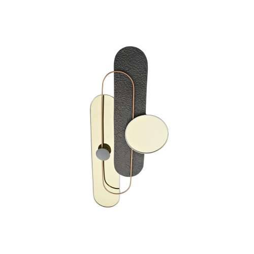 Zidni Ukras DKD Home Decor Siva zlatan Metal PVC moderan (96 x 5 x 40,6 cm) Cijena