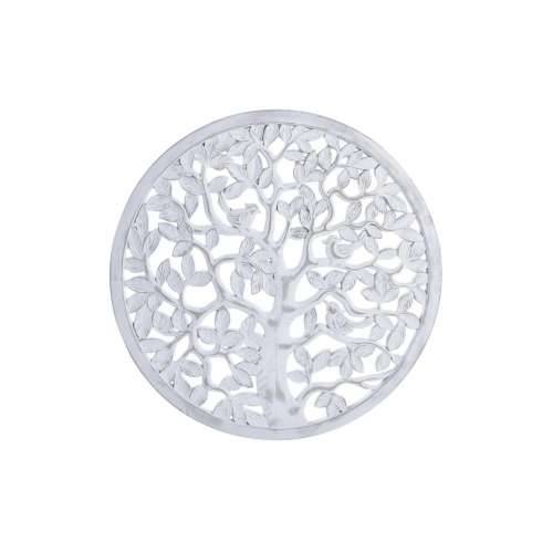 Zidni Ukras DKD Home Decor drvo MDF Bijela (80 x 2 x 80 cm) Cijena