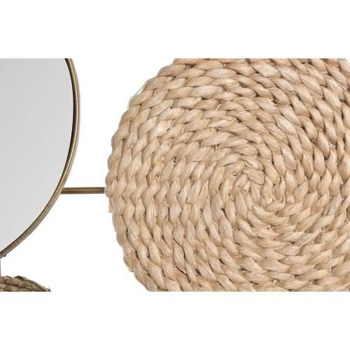 Zidni Ukras DKD Home Decor Ogledalo Prirodno Metal Smeđa Bakar Vlakna (72 x 3,5 x 74 cm) Cijena