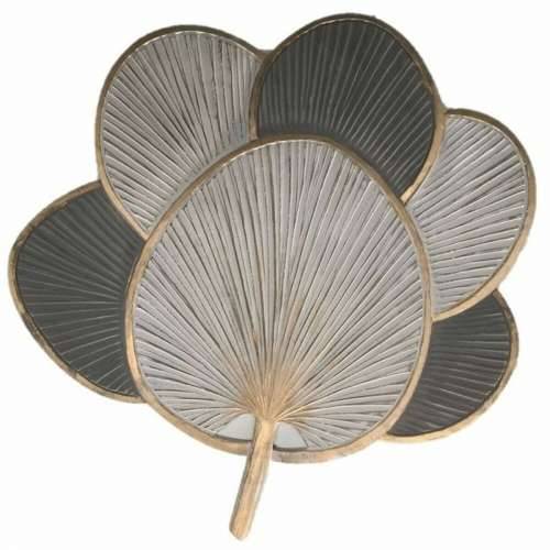 Zidni Ukras DKD Home Decor Bijela Siva zlatan 121 x 2 x 121 cm (2 kom.) Cijena