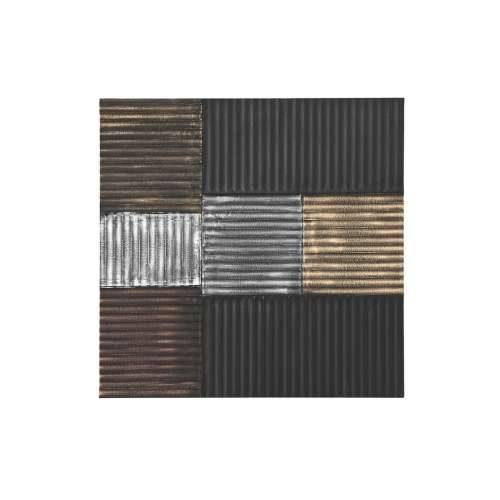 Zidni Ukras DKD Home Decor Crna zlatan Glamour moderan Drvo MDF (91 x 3 x 91 cm) Cijena