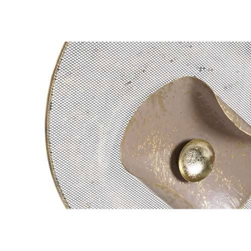 Zidni Ukras DKD Home Decor Ogledalo Siva zlatan Metal Terakota moderan krugovi (96,5 x 7 x 59 cm) Cijena