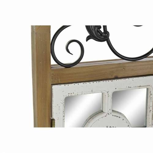 Zidno ogledalo DKD Home Decor Bijela Prirodno Tamno sivo Alpino Prozor 60 x 5 x 138 cm Cijena