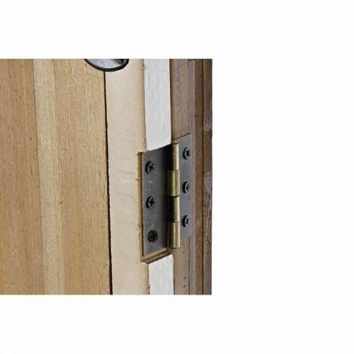 Zidno ogledalo DKD Home Decor Bijela Prirodno Tamno sivo Alpino Prozor 60 x 5 x 138 cm Cijena