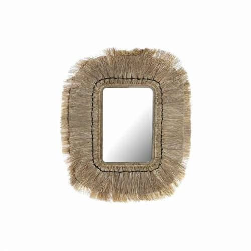 Zidno ogledalo DKD Home Decor Prirodno Bali 50 x 2 x 60 cm Cijena