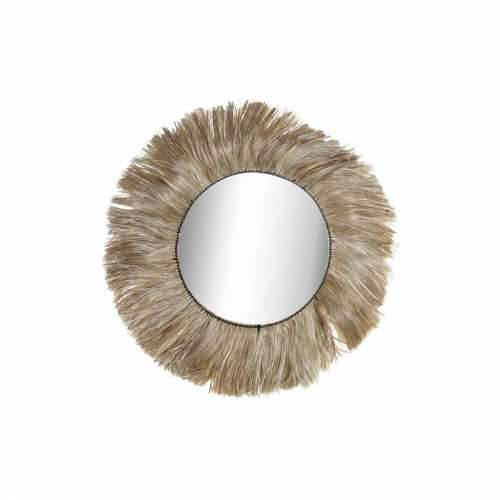 Zidno ogledalo DKD Home Decor Prirodno Bali 64 x 3 x 64 cm Cijena