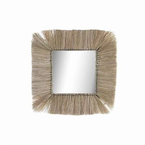 Zidno ogledalo DKD Home Decor Prirodno Bali 55 x 3 x 55 cm (55 Dijelovi) Cijena
