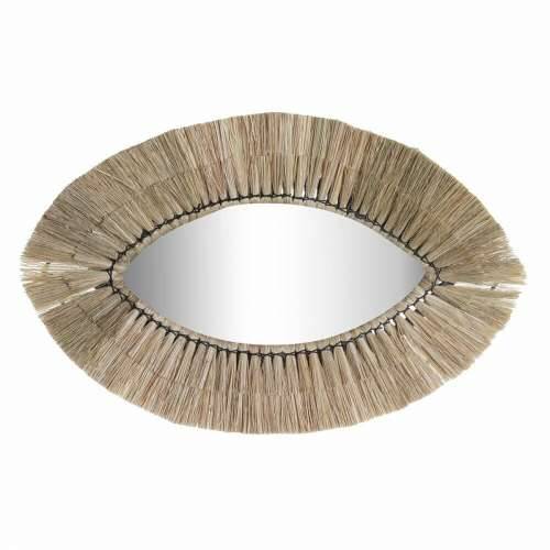 Zidno ogledalo DKD Home Decor Prirodno Bali 54 x 3 x 34 cm Cijena