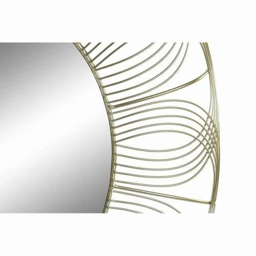 Zidno ogledalo DKD Home Decor zlatan moderan 60 x 4 x 60 cm Cijena