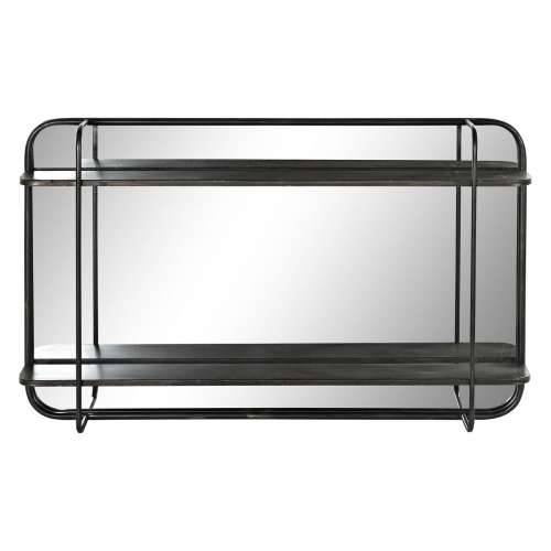 Zidno ogledalo DKD Home Decor Crna 80 x 12 x 50 cm Cijena