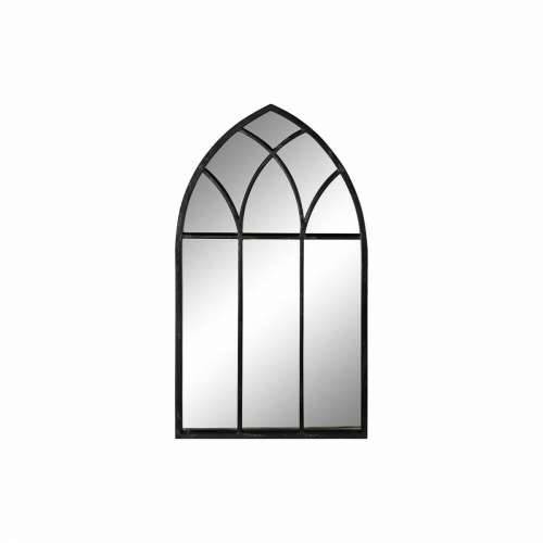 Zidno ogledalo DKD Home Decor Crna Prozor 36 x 2 x 65 cm (65 Dijelovi) Cijena