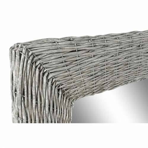 Zidno ogledalo DKD Home Decor Siva Cottage pleteno 87 x 4 x 147 cm Cijena