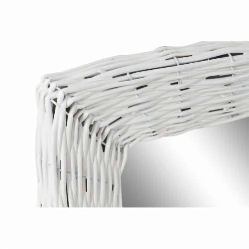 Zidno ogledalo DKD Home Decor Bijela Cottage pleteno 53,5 x 4 x 62,5 cm Cijena