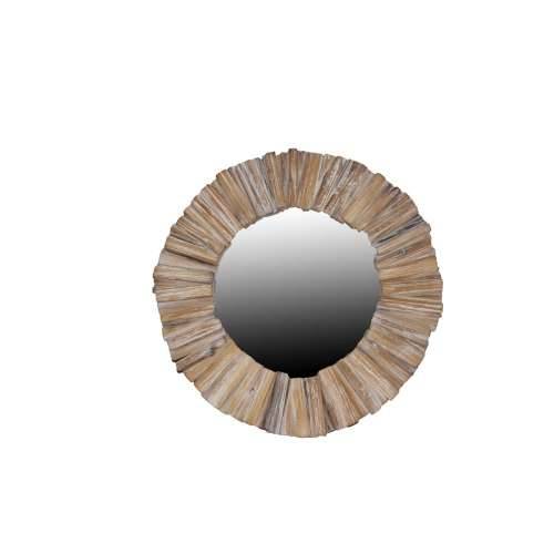 Zidno ogledalo DKD Home Decor Jela Kristal 60 x 4 x 60 cm Bijela Alpino Debla Cijena