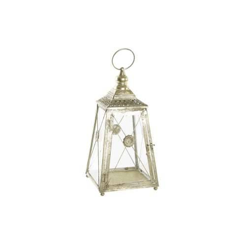 Laternas stends DKD Home Decor Kristal zlatan Metal (18 x 18 x 36 cm) Cijena