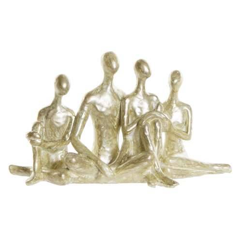 Ukrasna figura DKD Home Decor zlatan Obitelj 21 x 8 x 12 cm Cijena