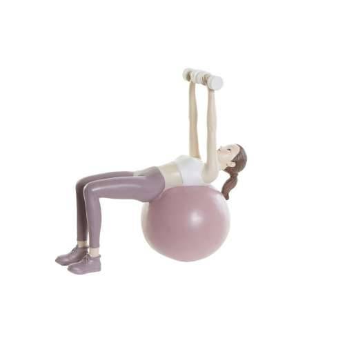 Ukrasna figura DKD Home Decor Roza Yoga Scandi 18,5 x 8 x 17,5 cm Cijena
