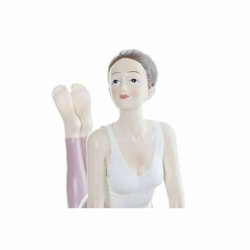 Ukrasna figura DKD Home Decor Roza Yoga Scandi 16 x 6 x 13 cm Cijena