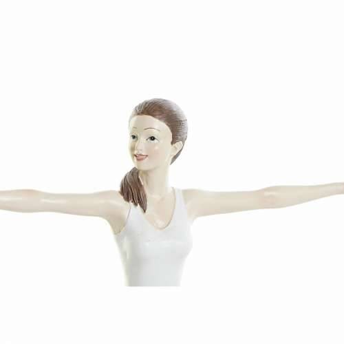Ukrasna figura DKD Home Decor 24 x 6,5 x 19,5 cm Scandi Roza Yoga Cijena