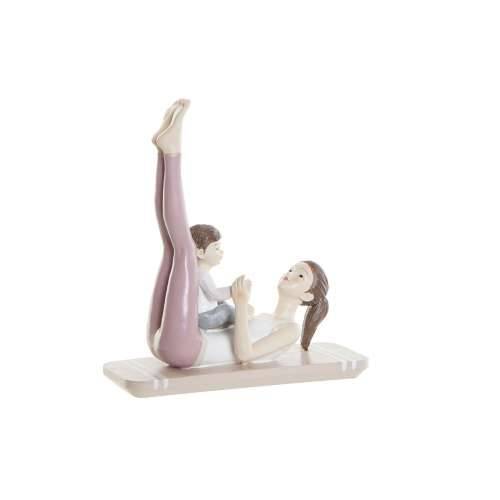 Ukrasna figura DKD Home Decor Roza Yoga Scandi 15,5 x 6,5 x 17 cm Cijena