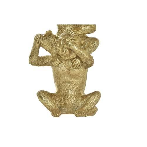 Ukrasna figura DKD Home Decor zlatan Majmuni 9 x 7 x 25 cm Cijena