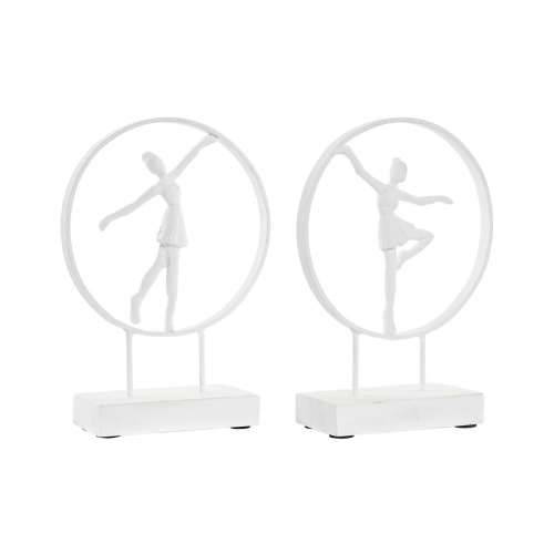 Ukrasna figura DKD Home Decor 23 x 9 x 33 cm Bijela Plesačica Klasičnog Plesa (2 kom.) Cijena