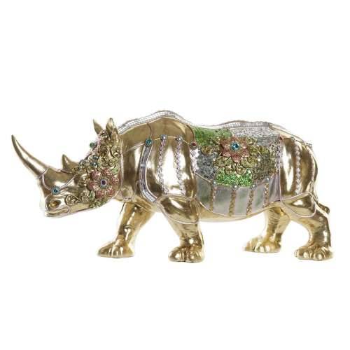 Ukrasna figura DKD Home Decor zlatan Smola Pisana Nosorog (55 x 17,5 x 25 cm) Cijena