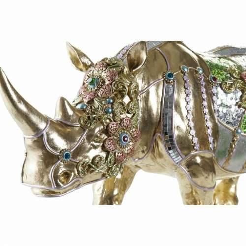 Ukrasna figura DKD Home Decor zlatan Smola Pisana Nosorog (55 x 17,5 x 25 cm) Cijena